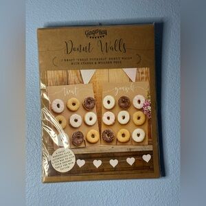 Donut Wall Party Decoration - Brown and White